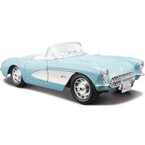 Maisto Chevrolet Corvette 1957 Diecast Model Araba 1:24 Special Edition Turkuaz