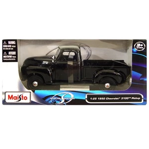 Maisto Chevrolet 3100 Pickup 1950 Diecast Model Araba 1:24 Special Edition Siyah