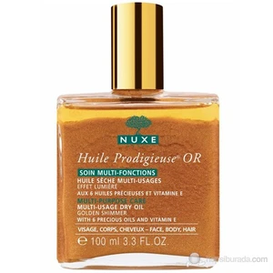 Huile Prodigieuse Or - Altın Parıltılı Çok Amaçlı Yüz, Vücut, Saçlar İçin Kuru Yağ 100 Ml