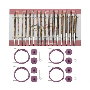 Knitpro Symfonie Deluxe Ahşap Değitşirilebilir Misinalı Şiş Seti - 20613