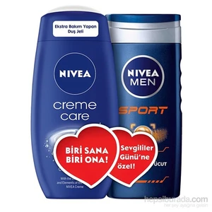 Creme Care 250ml + Sport 250ml Duş jeli - Sevgililer Günü Özel