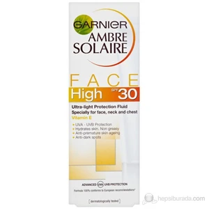 Garnier Ambre Solaire Face Yüz Kremi Spf 30 50 Ml
