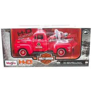 Maisto 1:27 1948 Ford F-1 Pick-Up  1936 El Knucklehead Model Araba