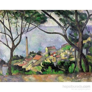 Vue De L'estaque 1878, Cezanne (1500 Parça Puzzle)