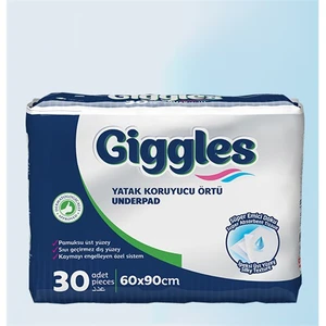 GİGGLES YATAK KORUYUCU ÖRTÜ 60*90CAM 30 ADETLİ