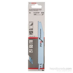- Progressor Serisi Metal İçin Tilki Kuyruğu Bıçağı S 123 Xf - 2'Li Paket