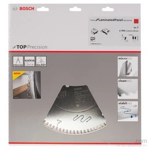 - Best Serisi Hassas Kesim Aşındırıcı Kaplamalı Lamine Panel İçin Daire Testere Bıçağı - 300 X 30 X 3,2 Mm, 96 Diş