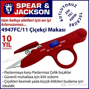Spear And Jackson 4947Fc11 Çiçekçi Makası