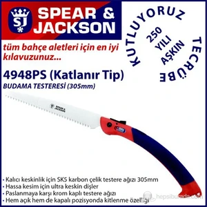 Spear And Jackson 4948Ps Budama Testeresi Katlanır Tip 305 Mm