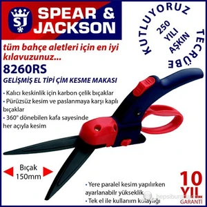 Spear And Jackson 8260Rs Tek El Çim Kesme Makası