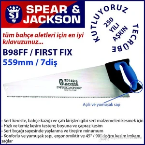 Spear And Jackson B98ff El Testeresi Sert Malzeme İçin