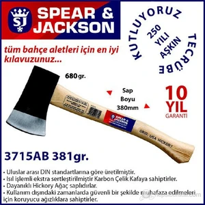 Spear And Jackson 3715Ab Ağaç Saplı Balta 680 Gr