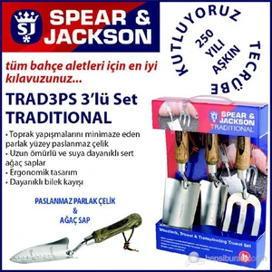 Spear And Jackson Trad3ps Bahçe Küreği Seti 3 Parça