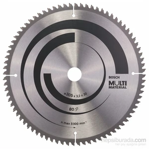 - Çoklu Malzeme İçin Daire Testere Bıçağı - 305 X 30 X 3,2 Mm, 80 Diş