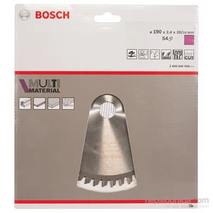 - Çoklu Malzeme İçin Daire Testere Bıçağı - 190 X 20/16 X 2,4 Mm, 54 Diş