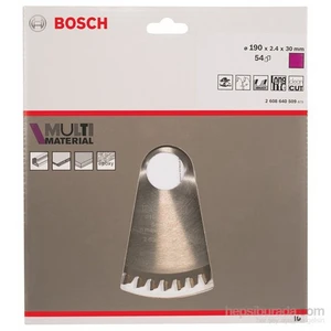 - Çoklu Malzeme İçin Daire Testere Bıçağı - 190 X 30 X 2,4 Mm, 54 Diş