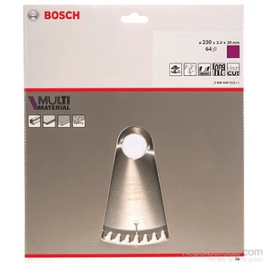 - Çoklu Malzeme İçin Daire Testere Bıçağı - 230 X 30 X 2,4 Mm, 64 Diş