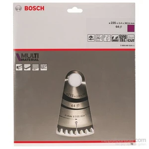 - Çoklu Malzeme İçin Daire Testere Bıçağı - 235 X 30/25 X 2,4 Mm, 64 Diş