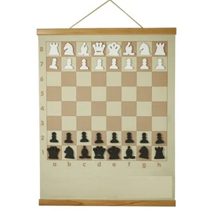 E4 Satranç Elastik Eğitim Panosu (Rulo Pano)