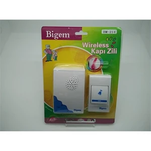 Wireless Kablosuz Kapı Zili Bigem Bm-214 Melodili Kapı Pilli Zil