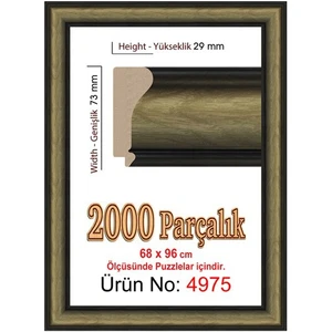 2000 Parçalık Puzzle Çerçevesi 96X68 Cm 4975