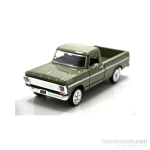 1:24 1969 Ford F-100 Pickup -Yeşil Model Araba