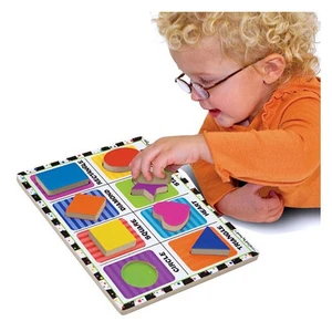 Melissa&doug Ahşap Tombul Yapboz / Şekiller