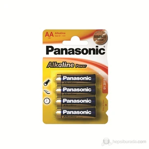 Panasonic Alkaline Power AA Alkalin Pil 4'lü Paket