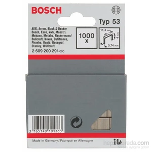 - İnce Zımba Teli Tip 53 - 11,4 X 0,74 X 4 Mm