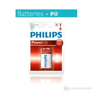 9 Volt Alkalin Pil