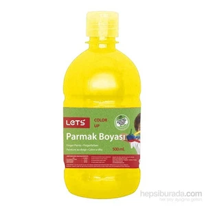 Lets Parmak Boyası 500 Ml Sarı L5002