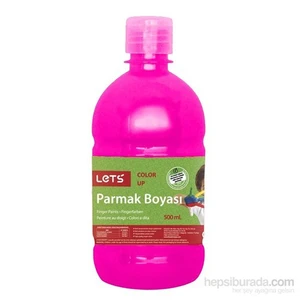 Lets Parmak Boyası 500 Ml Pembe L5010