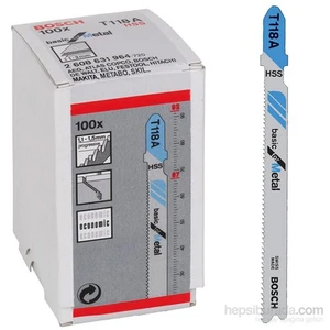 Ekonomik Seri Metal İçin T 118 A Dekupaj Testeresi Bıçağı -