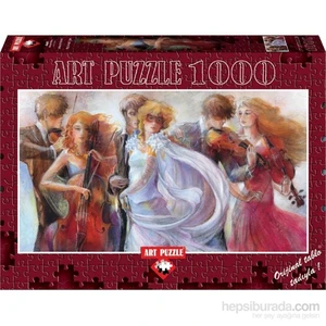 Puzzle 1000 Parça Maskeli Balo Özel Panorama Puzzle
