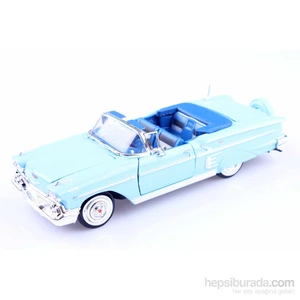 1958 Chevy Impala 1/24 Die Cast Model Araç