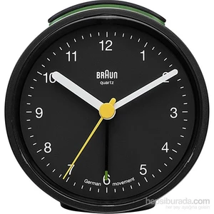 Alarmlı Masa Saati Siyah - BNC012