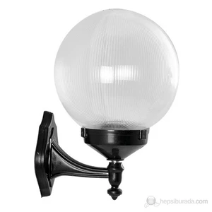 Dış Makan Abs 35 Cm 25'Lik Prizmatik Gloplu Armatür Duvar Aplik