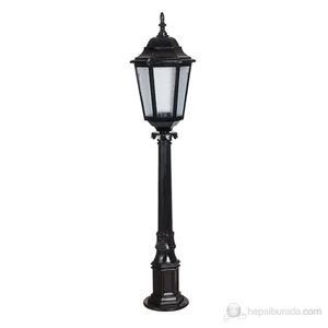 Dış Makan Abs 106 Cm Poli Cam Orta Boy Altıgen Fener  Çim Direği