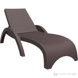 860 Fiji Şezlong Kahverengi - 4 Adet