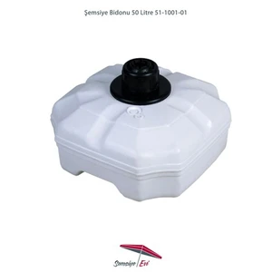 Şemsiye Evi Plastik Şemsiye Bidonu 50 Litre Su 70 Kg Kum 51-1001-01