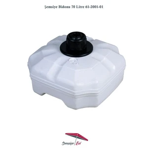 Şemsiye Evi Plastik Şemsiye Bidonu 70 Litre Su 90 Kg Kum 61-2001-01