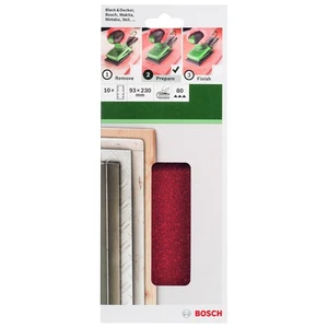 - Titreşimli Zımpara Kağıdı 10'Lu, 93 X 230 Mm 80 Kum 8 Delik