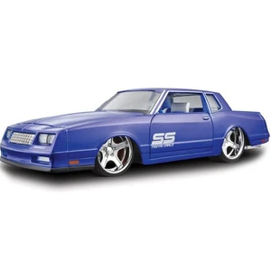 Maisto 1986 Chevrolet Monte Carlo Diecast Model Araba 1:24 AllStars Mavi