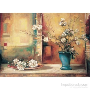 Puzzle 500 Parça Beyaz Gül