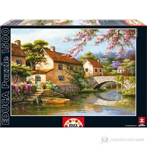 Puzzle 1500 Parça Köydeki Kanal