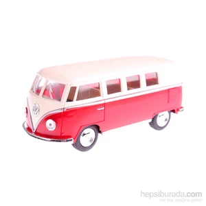 1962 Volkswagen Classical Bus 1/32 Çek Bırak Die-Cast Model Araç