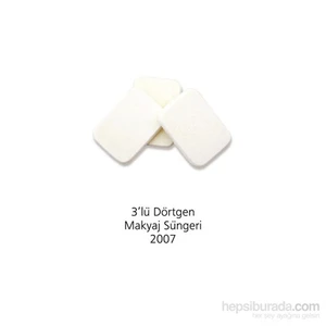 Studio Basics 3'lü Dörtgen Makyaj Süngeri 2007