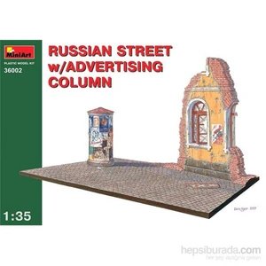 Miniart Russian Street W/Advertising Column (Ölçek1:35)