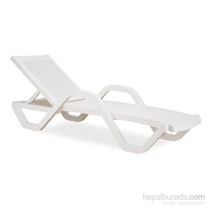 Myra K Şezlong-Beyaz