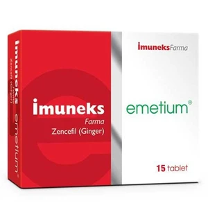 İmuneks Emetium Ginger (Zencefil) 15 Tablet